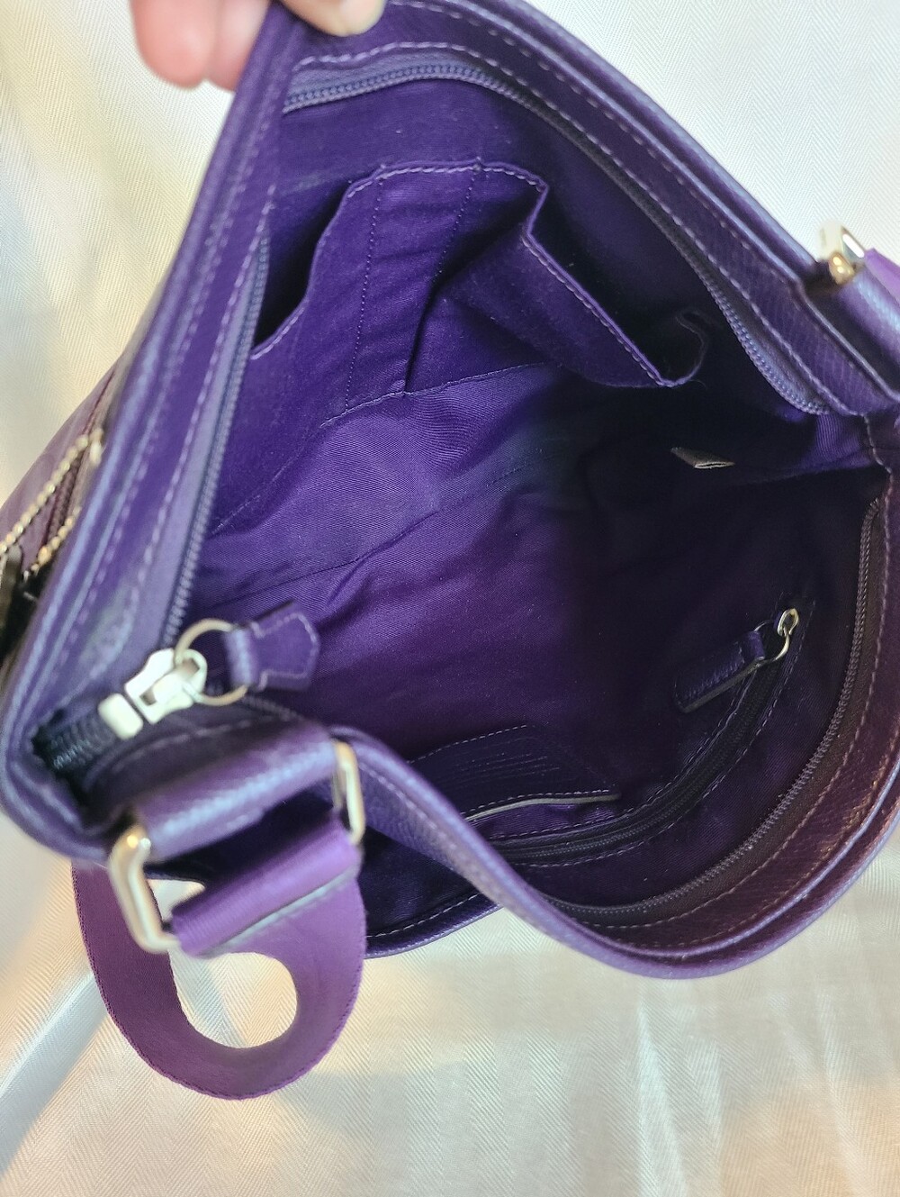 Coach Signature Nylon Spencer Crossbody Bag - Picture 4 of 11